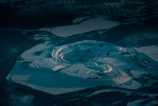 Open pit mine