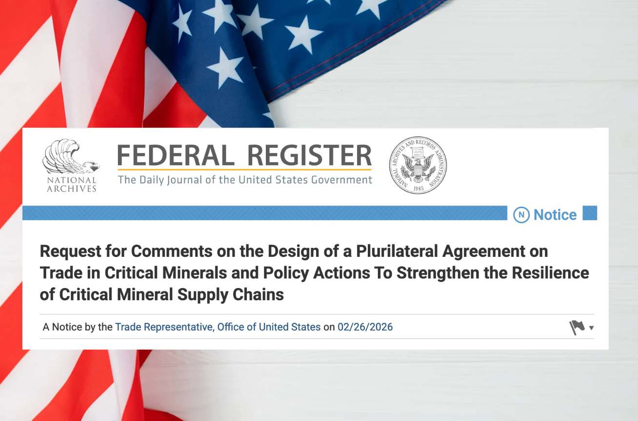 USA and Aligned Trading Partners, USTR Maps a Plurilateral Critical Minerals Deal