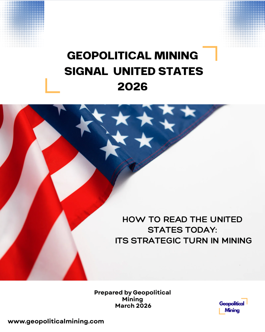 Cover of Geopolitical Mining Signal: United States 2026