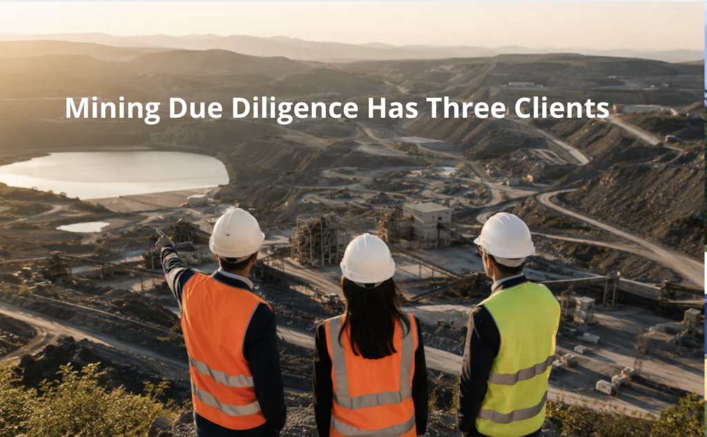 Mining Due Diligence Has Three Clients