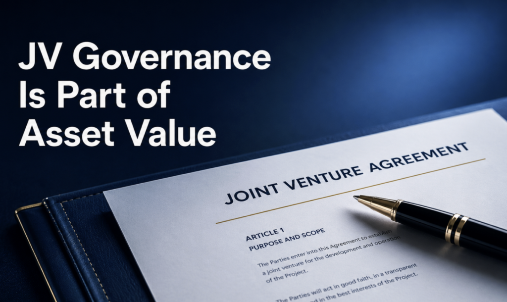 JV Governance Is Part of Asset Value