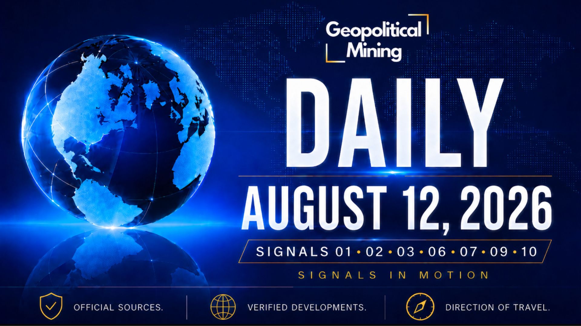 Geopolitical Mining Daily for August 12, 2026, led by Neo advancing European permanent magnet production toward commercial scale.