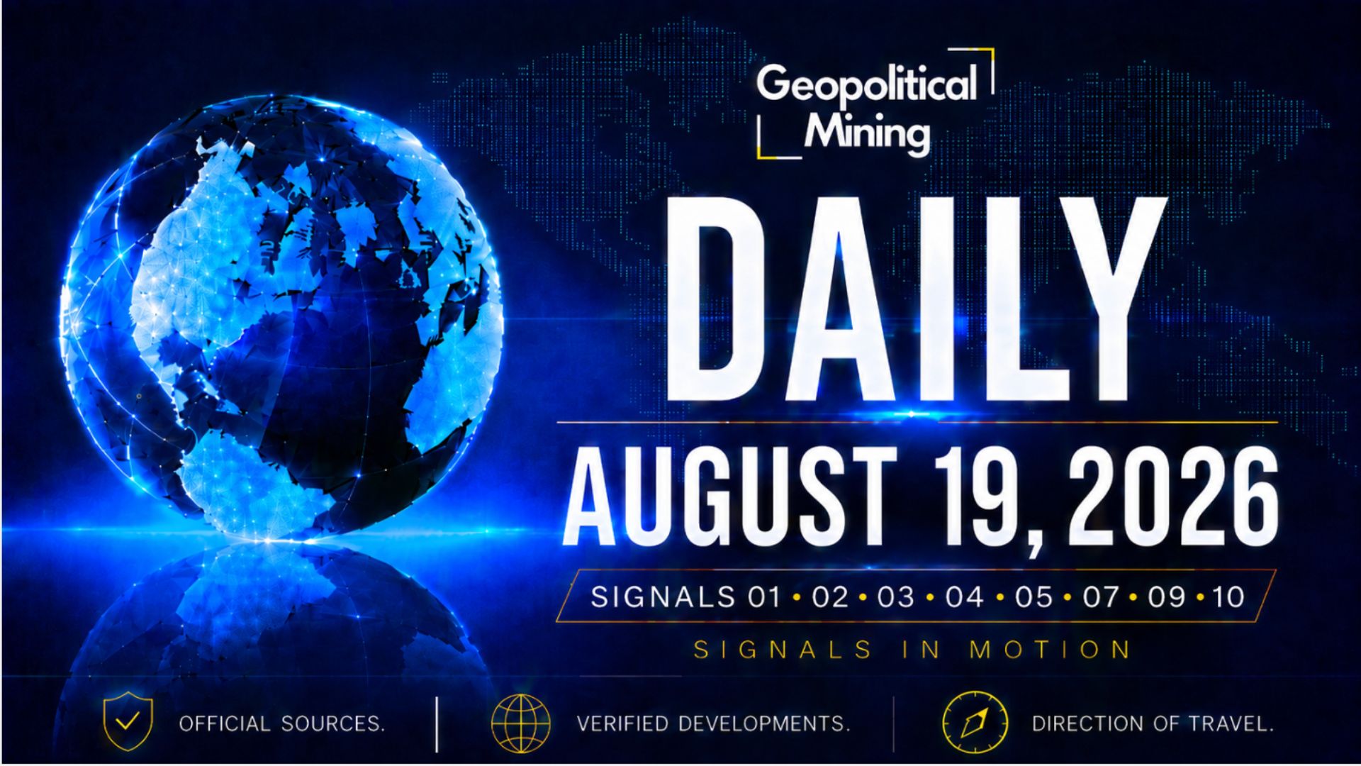 Geopolitical Mining Daily for August 19, 2026, led by Hakainde Hichilema’s re-election and Zambia’s copper strategy.