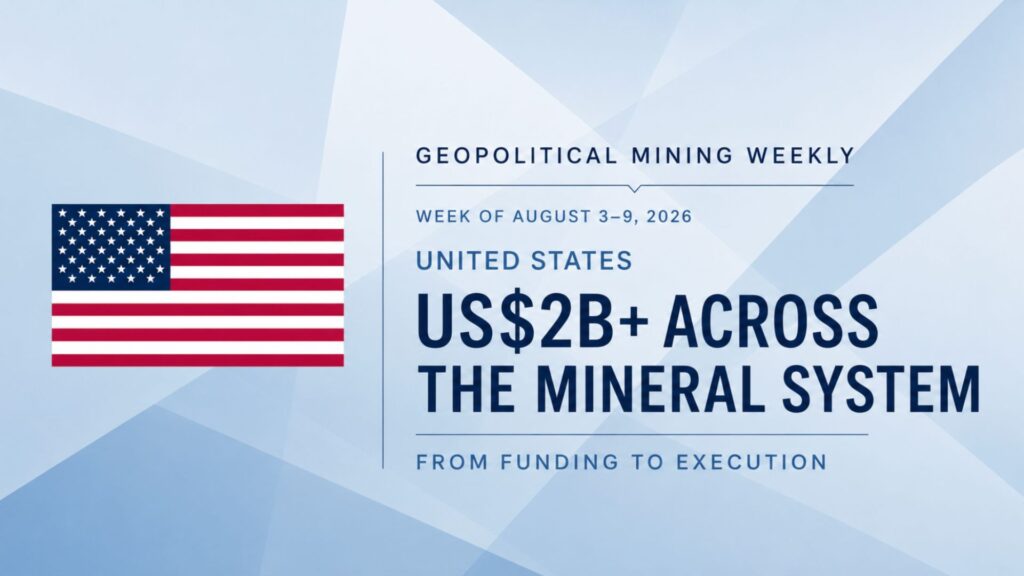 U.S. Critical Minerals Strategy 2026: From Funding to Execution
