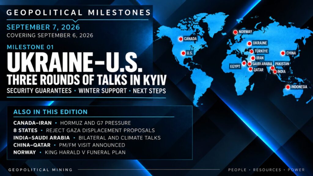 Ukraine-U.S. Talks in Kyiv, Canada on Iran and Eight-Country Gaza Statement