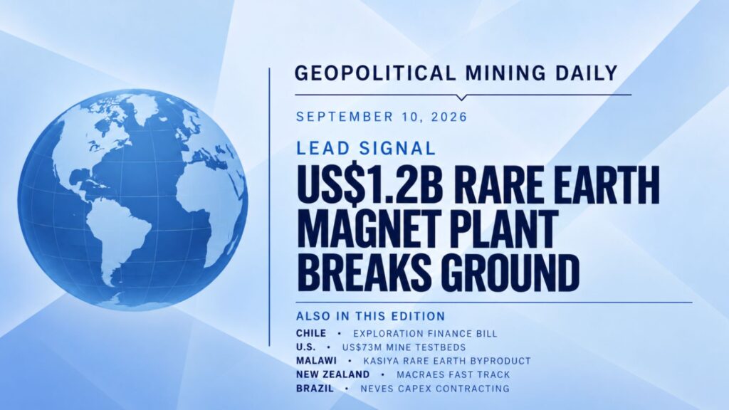 USA Rare Earth Breaks Ground on US$1.2 Billion Magnet Plant