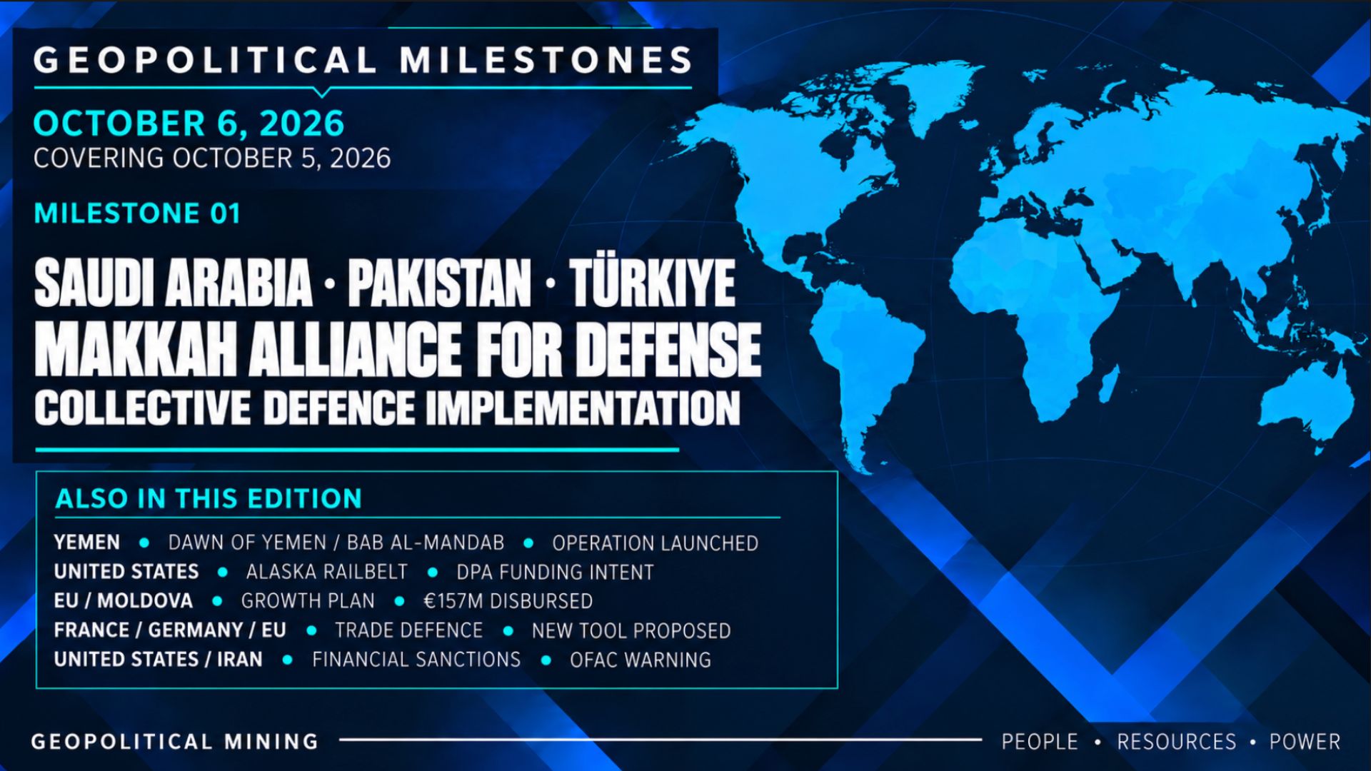 Makkah Alliance Collective Defence Moves to Implementation