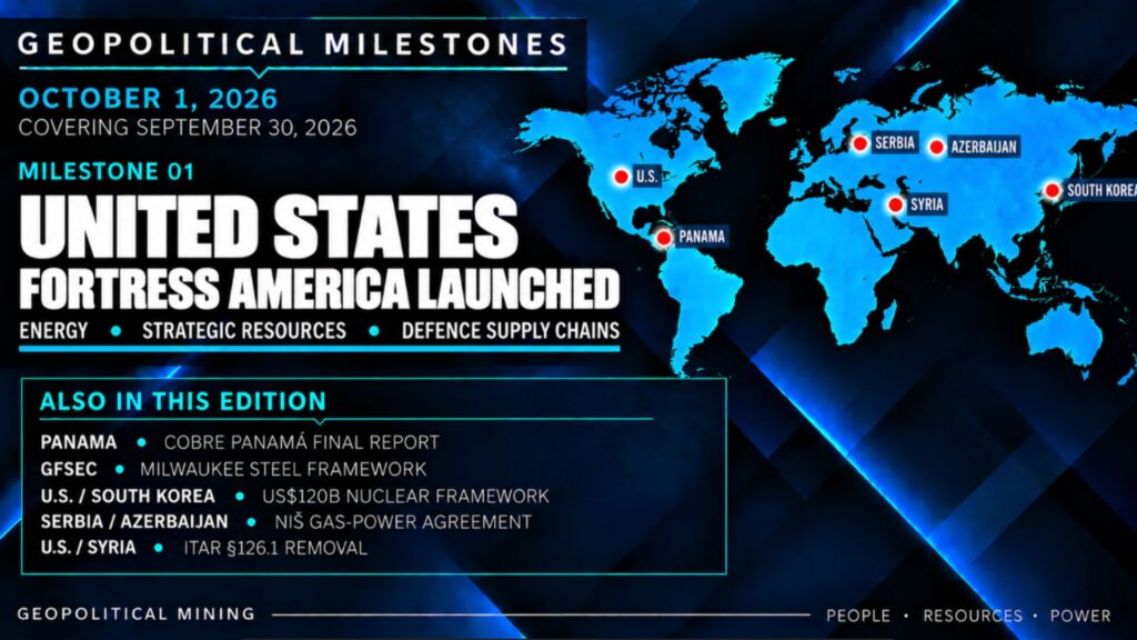 FORTRESS America, Cobre Panamá Final Report and Milwaukee Steel Framework